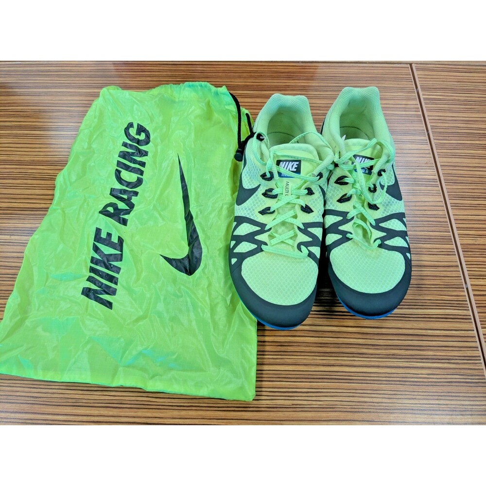 Nike Mens Zoom Rival M Multi-Use Spikes Shoes Green 806555-703 Sz 11 No Spikes